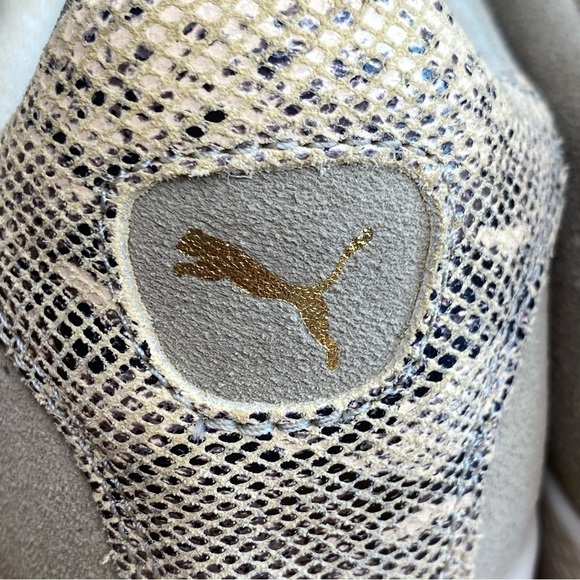 Puma Match Snake Leather Low Top Lace-up Casual Sneakers Women's size US 8 - Picture 7 of 10